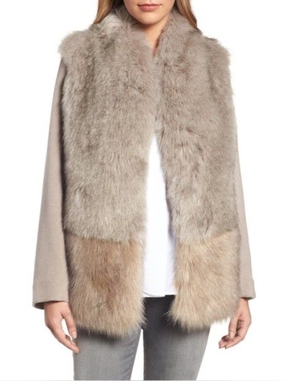 Elie Tahari Maddie Faux Fur Jacket